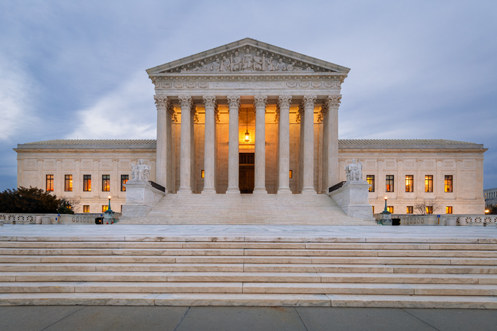 Steps to the United States Supreme Court, Washington DC, America