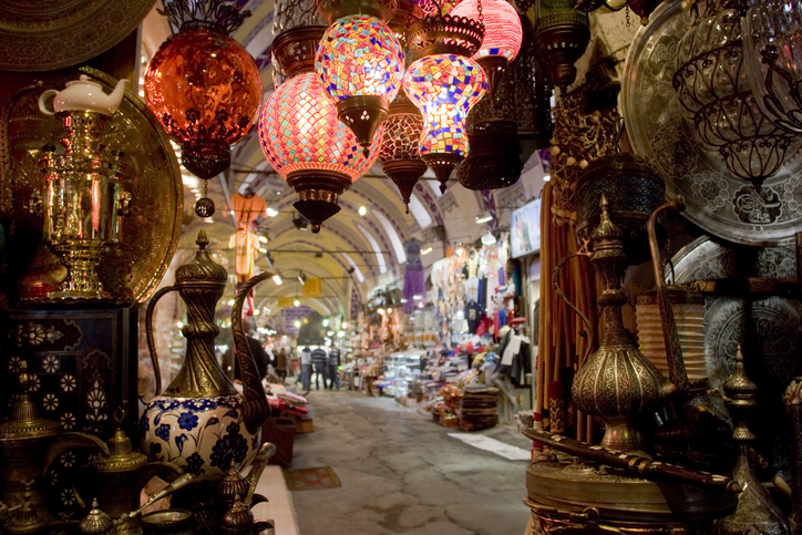 The Grand Bazaar (Kapali Carsi) is a market established in the 15th century.