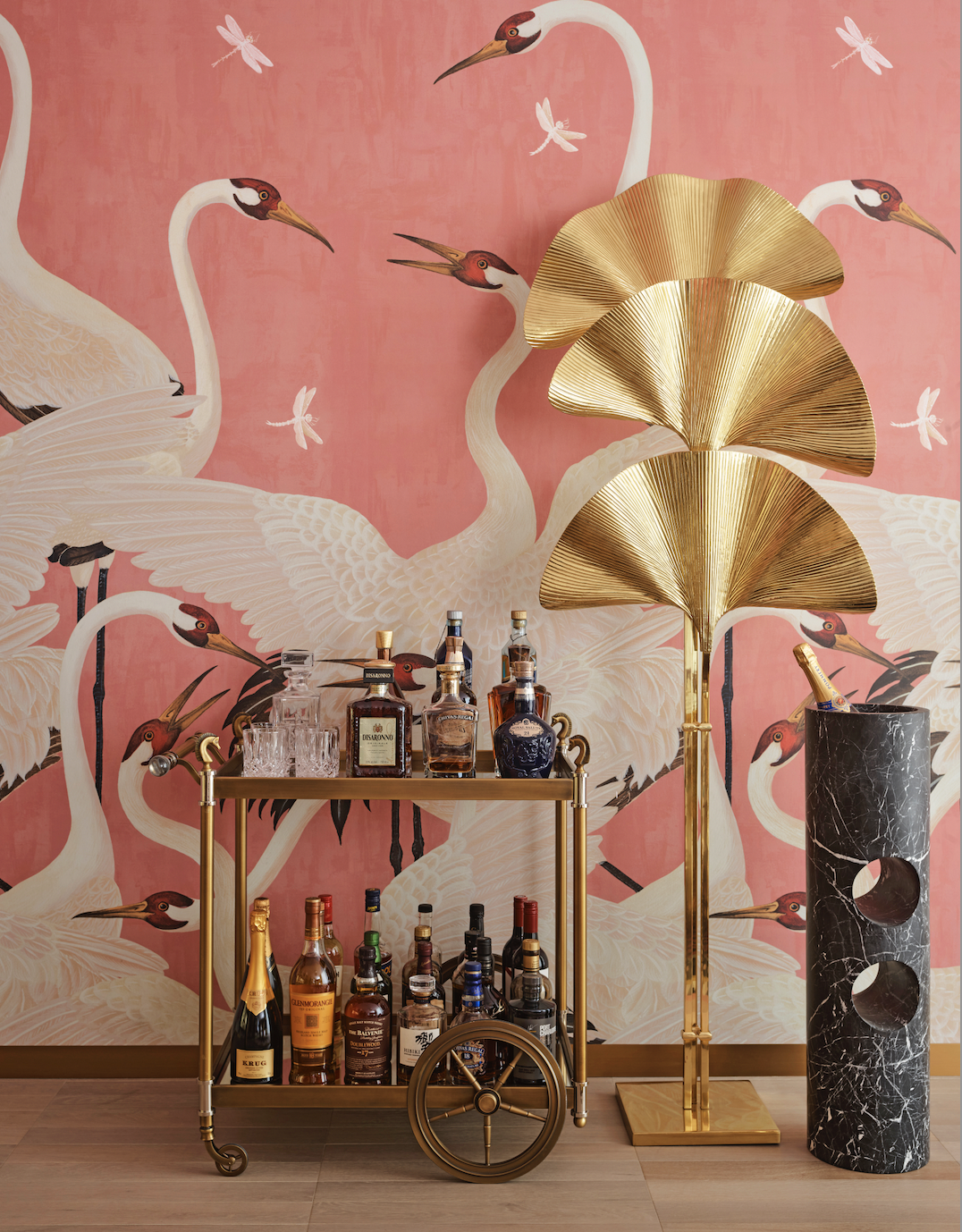 Interior designer Greg Natale says home bars have become popular with clients. Image: Anson Smart