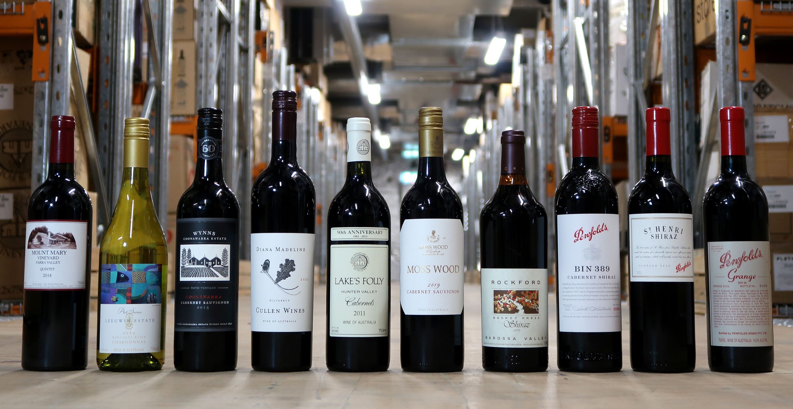 Australia's Top 10 Most Collected Wines 2023. Source: Wine Ark