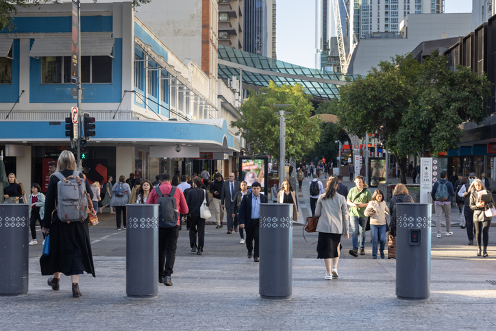 Unemployment is at its highest level in two years. Queens Street Mall in Brisbane. Credit:	Diane Keough/Getty Images