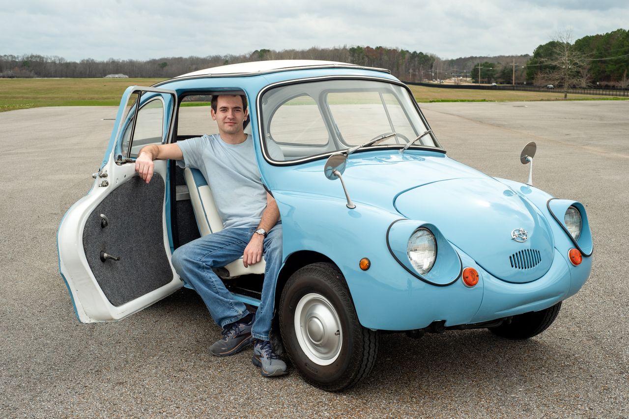 Richard Rieger II fell in love with the Subaru 360 while working as a mechanic.