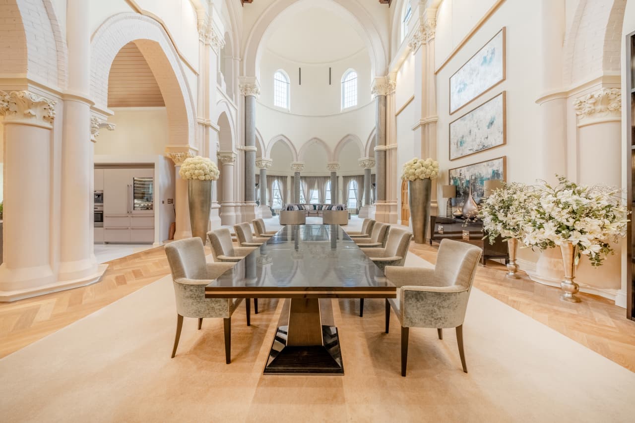 This unique London home is in a former chapel.
DEXTERS