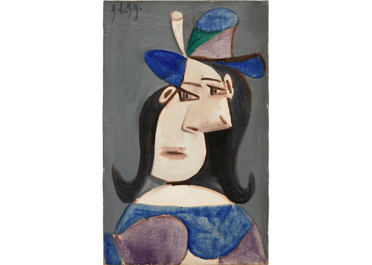 Buste de femme au chapeau, 1939, by Pablo Picasso.
Phillips