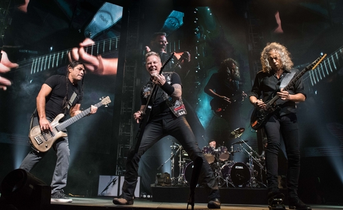 Metallica is looking to burnish its bona fides on social issues by using rigs powered by fuels including biomethane and vegetable oil on its European tour this summer. Shutterstock